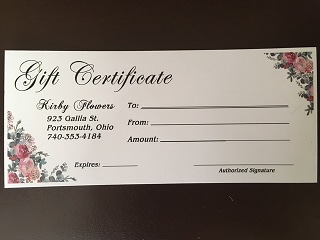 Gift Certificate